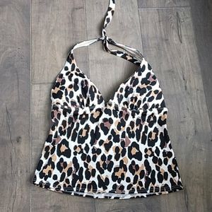 VICTORIA'S  SECRET HALTER BATHING SUIT TOP L